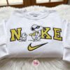 Superhero Snoopy and Woodstock Embroidered Sweatshirt, Peanuts Cartoon Embroidered Hoodie, Bestie Matching Shirts