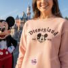 Spooky Disneyland Est 1955 Vampire Mickey Embroidered Sweatshirt, Disney Park Halloween Crewneck, Gothic Holiday Shirt