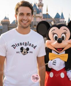 Spooky Disneyland Est 1955 Vampire Mickey Embroidered Sweatshirt, Disney Park Halloween Crewneck, Gothic Holiday Shirt (4)