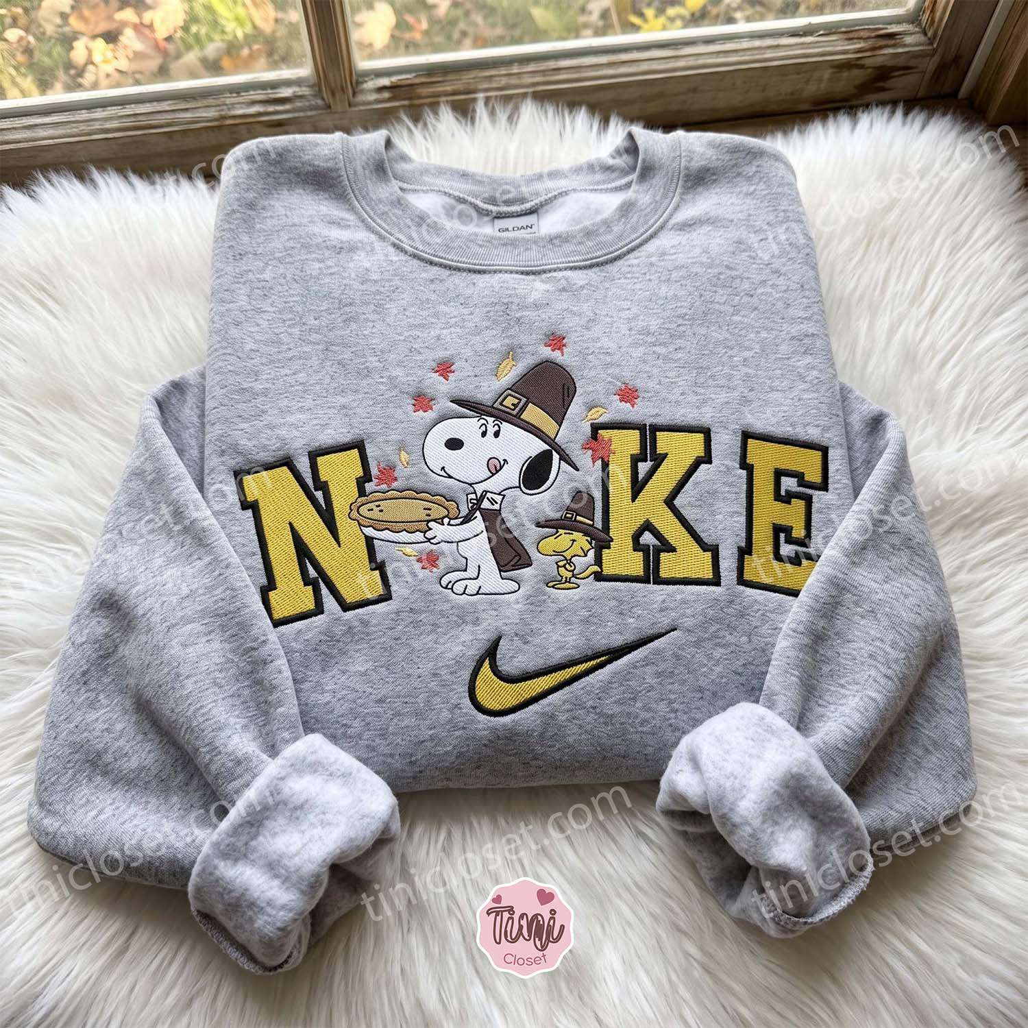 Cute Thanksgiving Snoopy and Woodstock Peanuts Embroidered Sweatshirt, Cartoon Embroidered Hoodie, Cozy Gifts For Girlfriend, Just Because Gift For Him Cute Thanksgiving Snoopy and Woodstock Peanuts Embroidered Sweatshirt, Cartoon Embroidered Hoodie, Cozy Gifts For Girlfriend, Just Because Gift For Him