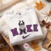 Minion Maleficent Embroidered Sweatshirt, Movie Characters Embroidered T-shirt, Bestie Matching Shirts