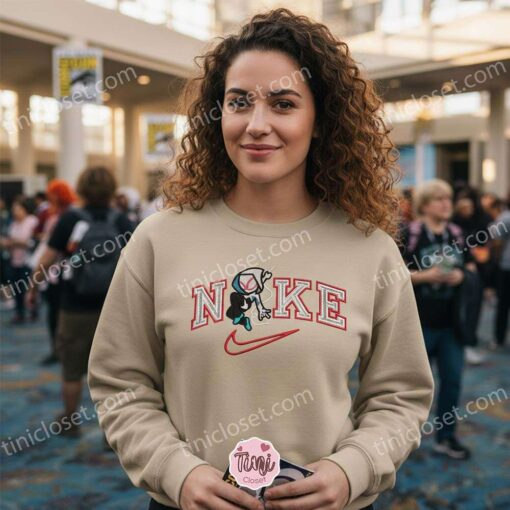Spider-Verse Gwen Stacy Embroidered Shirt, Marvel Cinematic