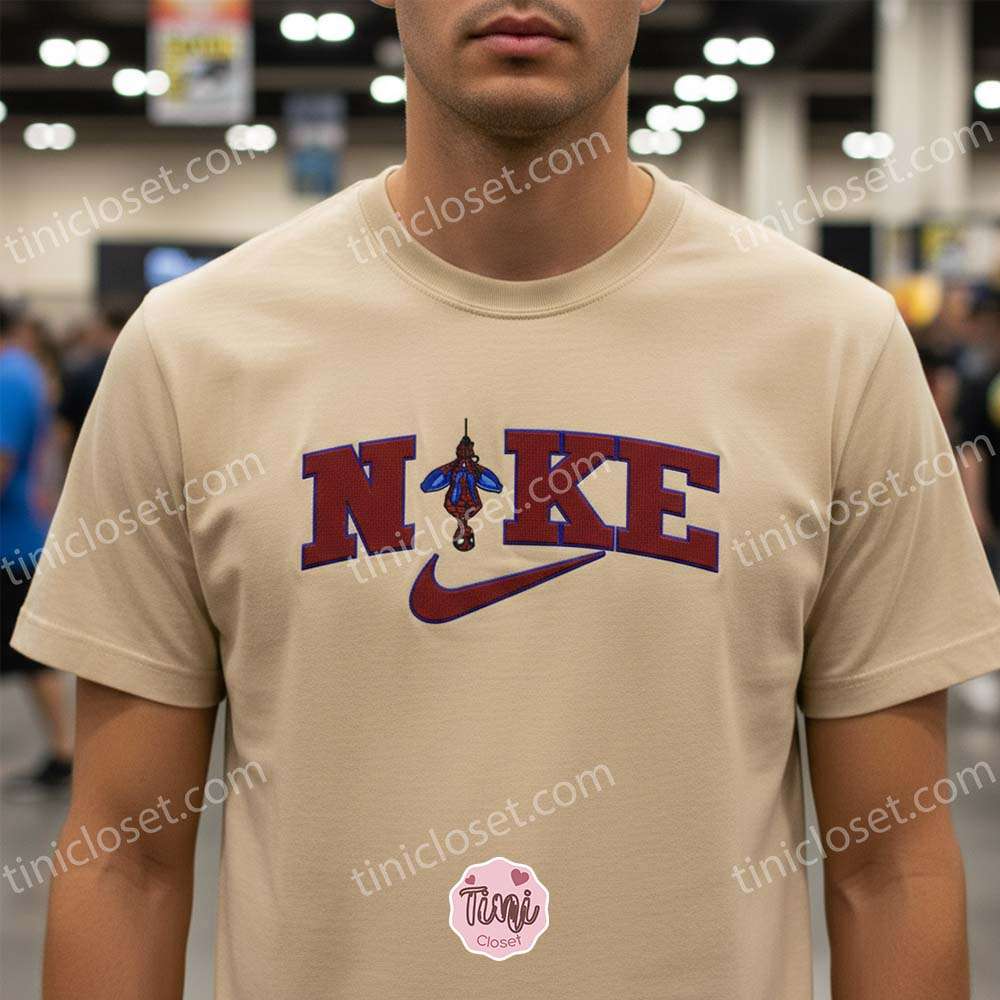 Spider-Man Embroidered Hoodie, Crewneck, Sweatshirt & T-Shirt Spider-Man Embroidered Hoodie, Crewneck, Sweatshirt & T-Shirt