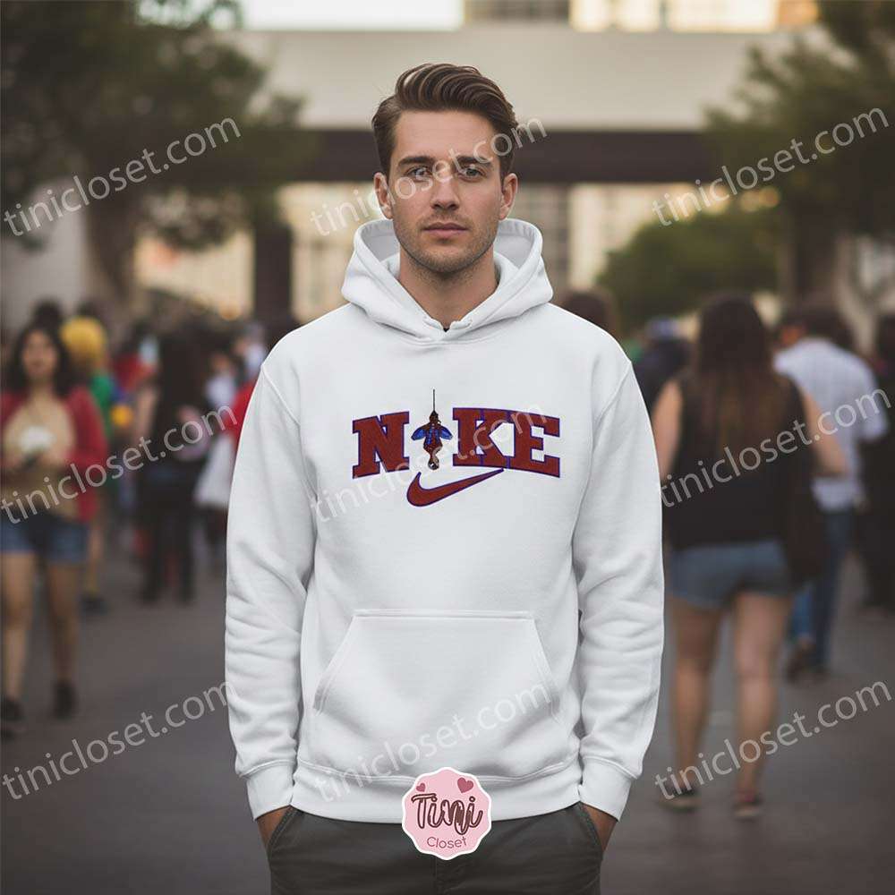 Spider-Man Embroidered Hoodie, Crewneck, Sweatshirt & T-Shirt Spider-Man Embroidered Hoodie, Crewneck, Sweatshirt & T-Shirt