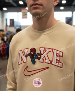 Chibi Spider-Man Embroidered Hoodie, Sweatshirt & T-Shirt