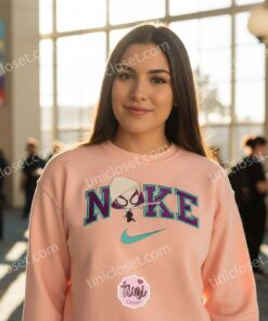 Cute Spider-Gwen Custom Embroidered Crewneck, Cute Ghost-Spider Embroidered Sweatshirt For Her, Comic Fan Gift 2 Cute Spider Gwen Custom Embroidered Crewneck, Cute Ghost Spider Embroidered Sweatshirt For Her, Comic Fan Gift (2)