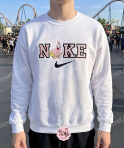 Patrick Star Embroidered Sweatshirt, Funny Cartoon Embroidered T shirt, Bestie Matching Shirts & Hoodies (2)