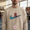 Swoosh Chibi Spider-Man Embroidered Hoodie, Sweatshirt, Tee