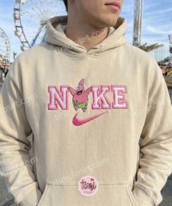 Patrick Star Embroidered Sweatshirt, Funny Cartoon T shirt, Bestie Matching Shirts (5)