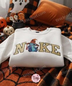 Stitch with Sorting Hat Harry Potter Embroidered Sweatshirt, Custom Wizard Stitchmas Hoodie, Magical Ohana Spirit Crewneck, Halloween Gift for Him Her