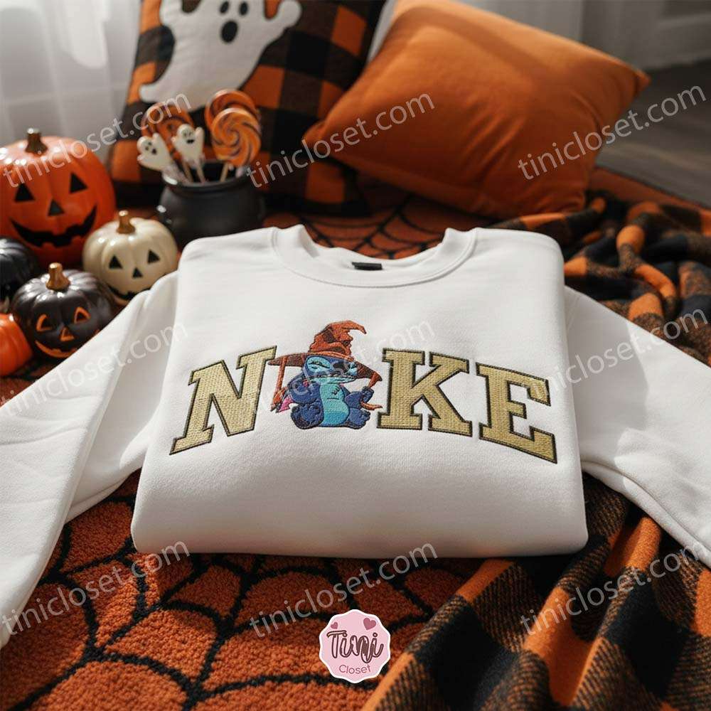 Stitch with Sorting Hat Harry Potter Embroidered Sweatshirt, Custom Wizard Stitchmas Hoodie, Magical Ohana Spirit Crewneck, Halloween Gift for Him Her Stitch with Sorting Hat Harry Potter Embroidered Sweatshirt, Custom Wizard Stitchmas Hoodie, Magical Ohana Spirit Crewneck, Halloween Gift for Him Her