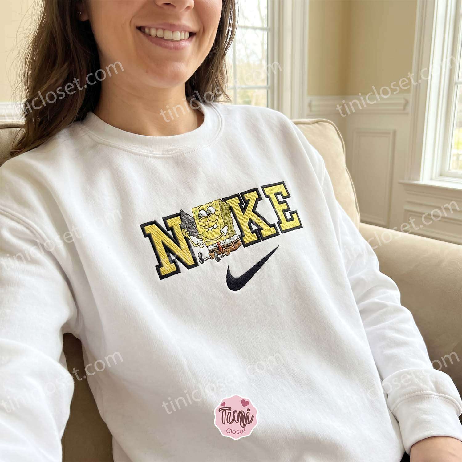 SpongeBob Nostalgic Cartoon Character Embroidered Sweatshirt, Bestie Matching Shirts, Funny Y2K Graphic Hoodie SpongeBob Nostalgic Cartoon Character Embroidered Sweatshirt, Bestie Matching Shirts, Funny Y2K Graphic Hoodie