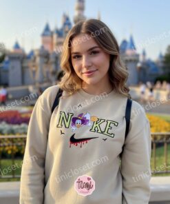 Daisy Duck Halloween Embroidered Sweatshirt, Custom Disney Halloween Embroidered Hoodie, Best Disney Gift (1)