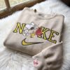 Snoopy and Woodstock Peanuts Embroidered Sweatshirt, Cartoon Embroidered Hoodie, Best Gift Ideas