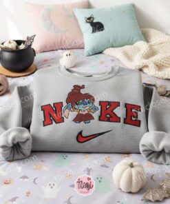 Stitch Cosplay Mary Sanderson Embroidered Halloween Hoodie, Hocus Pocus Experiment 626 Sweatshirt, Spooky Witchy Apparel, Gift for Him Her (3)