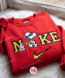 Superhero Snoopy and Woodstock Embroidered Sweatshirt, Sending A Hug Gift, Just Because Gift For Him 2 Superhero Snoopy and Woodstock Embroidered Sweatshirt, Sending A Hug Gift, Just Because Gift For Him (2)