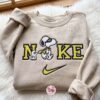 Superhero Snoopy and Woodstock Embroidered Sweatshirt, Sending A Hug Gift, Just Because Gift For Him