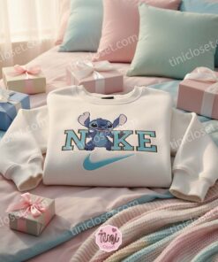 Stitch Experiment 626 Embroidered Sweatshirt, Minimalist Disney Hoodie, Cute Ohana Means Family Crewneck, Gift for Disney Lovers