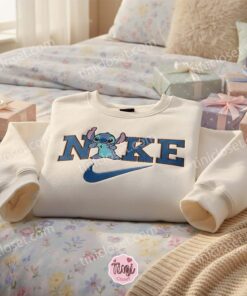 Custom Stitch Embroidered Sweatshirt, Experiment 626 Aesthetic Crewneck, Unique Gift for Stitch Lovers (2)