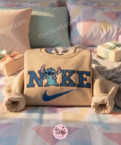 Custom Stitch Embroidered Sweatshirt, Experiment 626 Aesthetic Crewneck, Unique Gift for Stitch Lovers (3)