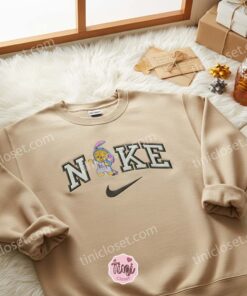 Pooh x Eeyore Embroidered Crewneck, Disney Characters Embroidered Sweater, Cartoon Embroidered Tee 1 Pooh x Eeyore Embroidered Crewneck, Disney Characters Embroidered Sweater, Cartoon Embroidered Tee (1)