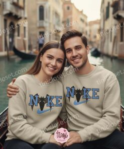 Custom Symbiote Spider Logo Embroidered Hoodie, Sweatshirt, T Shirt Black Spider Web Swoosh Streetwear (1)