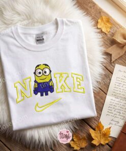 Dave Despicable Me and Minions Embroidered Sweatshirt, Movie Embroidered Hoodie, Bestie Matching Shirts 1 Dave Despicable Me and Minions Embroidered Sweatshirt, Movie Embroidered Hoodie, Bestie Matching Shirts (2)