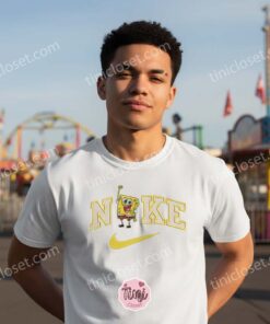 Funny SpongeBob Embroidered Sweatshirt, SpongeBob SquarePants Cartoon Embroidered Hoodie, Bestie Matching Shirts (3)