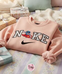 Stitch Driving Custom Embroidered Hoodie, Disney Vacation Gift for Him Her, Experiment 626 Embroidery, Ohana Means Family Crewneck 2 Stitch Driving Custom Embroidered Hoodie, Disney Vacation Gift for Him Her, Experiment 626 Embroidery, Ohana Means Family Crewneck (3)