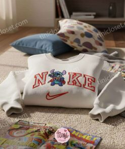 Stitch Cosplay Superman Embroidered Hoodie, Super Experiment 626 Sweatshirt, Disney Superhero Cape Apparel, Gift for Him Her (2)