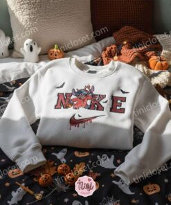 Stitch Red Devil Trick or Treat Cosplay Embroidered Hoodie, Little Devil Halloween Sweatshirt, Spooky Candy Hunter Apparel, Gift for Family 1 Stitch Red Devil Trick or Treat Cosplay Embroidered Hoodie, Little Devil Halloween Sweatshirt, Spooky Candy Hunter Apparel, Gift for Family (2)