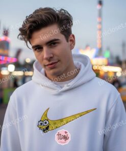 SpongeBob Embroidered Sweatshirt, Nostalgic Cartoon Character Crewneck, Funny Pop Culture Apparel, Boyfriend Hoodie Gift (2)