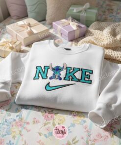 Boba Tea Stitch Embroidered Hoodie, Custom Bubble Tea Experiment 626 Sweatshirt, Ohana Means Family Crewneck, Disney Gift for Food Lovers (3)