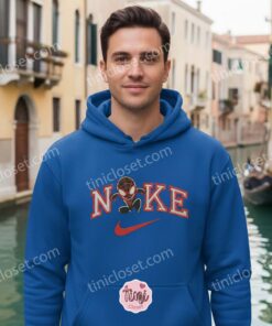 Custom Chibi Dark Spider Swoosh Embroidered Hoodie, Sweatshirt, T Shirt Cute Black Suit Hero Crewneck (3)