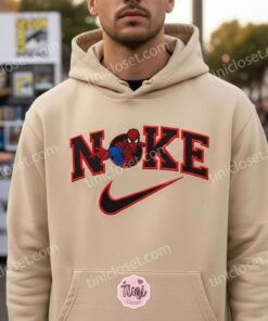 Classic Spider Man Embroidered Shirt, Custom Superhero Sweatshirt, Comic Book Fan Pullover, Hero Streetwear (4)