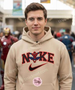 Custom Spider Man Embroidered Sweatshirt, Comic Hero Streetwear, Premium Fan Apparel (4)