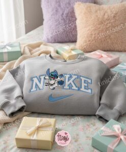 Martial Arts Stitch Embroidered Hoodie, Custom Stitch Embroidered Sweatshirt, Minimalist Experiment 626 Crewneck, Cute Ohana Means Family Gift (3)