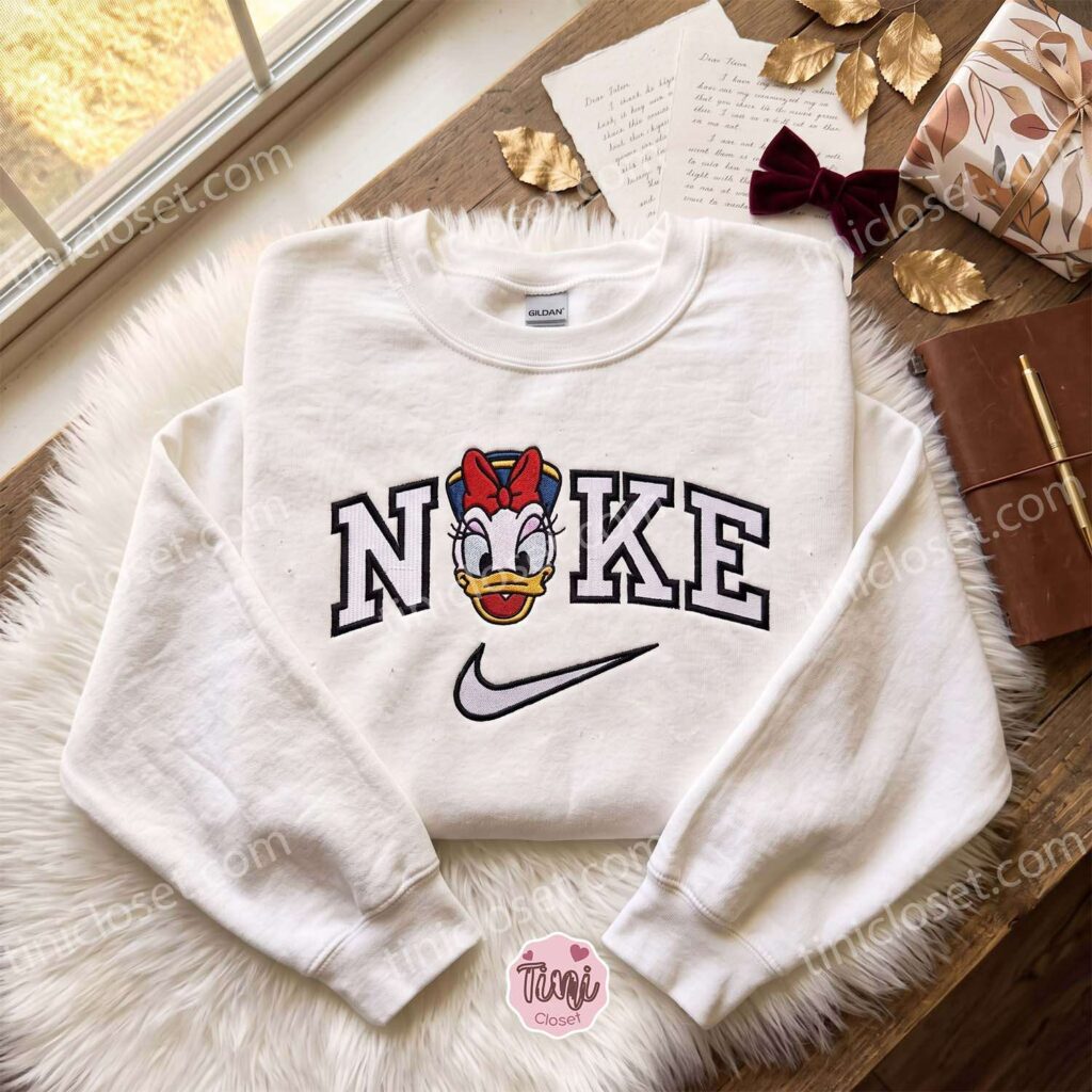 Daisy Duck Cruise Embroidered Shirt, Disney Characters Embroidered Hoodie, Best Gift Ideas