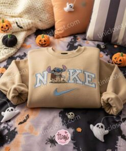 Stitch as Carl Fredricksen Halloween Cosplay Sweatshirt, Custom Adventure Is Out There Hoodie, Disney Mashup Gift for Him Her (3)