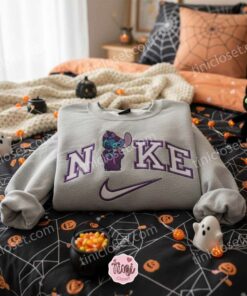 Stitch as Claude Frollo Halloween Embroidered Sweatshirt, Custom Disney Villain Experiment 626 Hoodie, Spooky Minister Stitch Shirt, Gift for Him Her