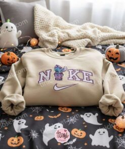 Stitch as Claude Frollo Halloween Embroidered Sweatshirt, Custom Disney Villain Experiment 626 Hoodie, Spooky Minister Stitch Shirt, Gift for Him Her (2)