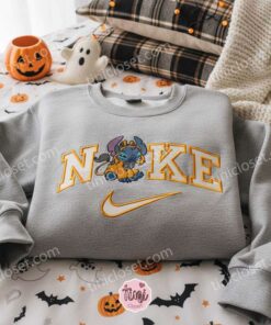 Stitch Cosplay Simba Lion King Embroidered Hoodie, Ohana Experiment 626 Sweatshirt, Disney Mashup Apparel, Crewneck gift for Him Her