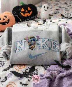 Stitch as Russell Up Embroidered Hoodie, Halloween Cosplay Wilderness Explorer Sweatshirt, Disney Spooky Adventure Apparel, Gift for Him Her