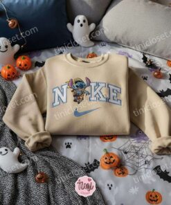Stitch as Russell Up Embroidered Hoodie, Halloween Cosplay Wilderness Explorer Sweatshirt, Disney Spooky Adventure Apparel, Gift for Him Her (3)