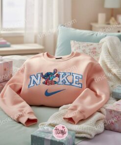 Valentine Stitch Wrapping Gift Embroidered Hoodie, Custom Heart Experiment 626 Sweatshirt, Ohana Means Family Crewneck, Gift for Him Her