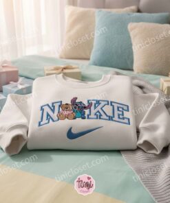 Cozy Stitch and Teddy Bear Embroidered Hoodie, Custom Sweet Experiment 626 Sweatshirt, Ohana Means Family Crewneck, Aesthetic Gift for Him Her 2 Cozy Stitch and Teddy Bear Embroidered Hoodie, Custom Sweet Experiment 626 Sweatshirt, Ohana Means Family Crewneck, Aesthetic Gift for Him Her (3)