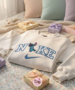 Valentine Stitch Kiss Marks Hoodie, Experiment 626 Love Embroidered Sweatshirt, (3)