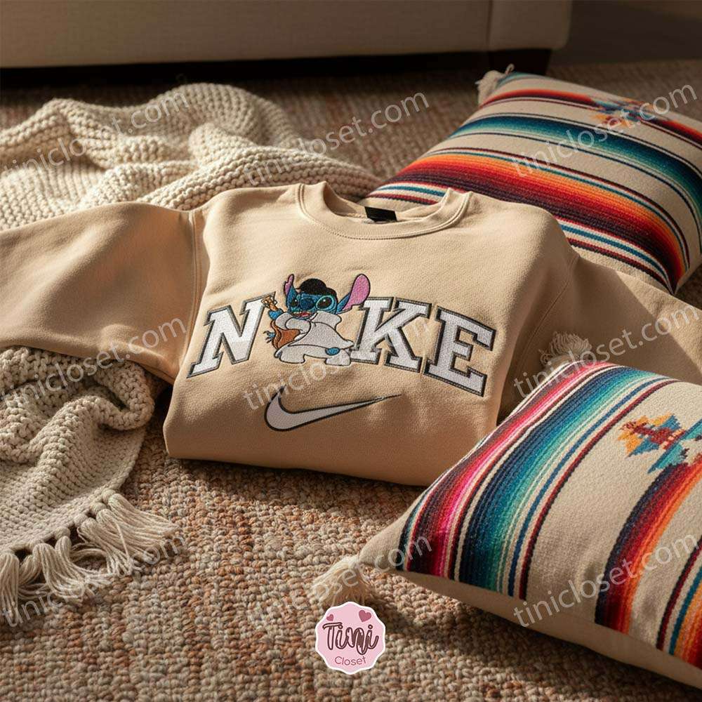 Stitch Cosplay Elvis Presley Embroidered Hoodie, Rock and Roll Experiment 626 Sweatshirt, Disney King of Rock Apparel, Gift for Him Her Stitch Cosplay Elvis Presley Embroidered Hoodie, Rock and Roll Experiment 626 Sweatshirt, Disney King of Rock Apparel, Gift for Him Her