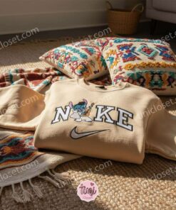 Stitch Cosplay Elvis Presley and Guitar Embroidered Sweatshirt, Custom Aloha Rocker Stitchmas Hoodie, Musical Legend Ohana Shirt, Gift for Him Her (1)