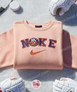 New York Islanders Embroidered Shirt, NHL Sports Embroidered Hoodie, Best Gift Idea